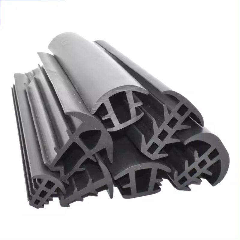 Black Rubber Extrusion Profile Set
